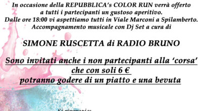 2 GIUGNO 2016 A SPILAMBERTO REPUBBLICA’S COLOR RUN