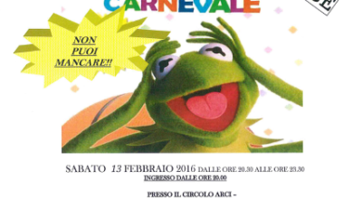 SABATO 13 FEBBRAIO 2016 FESTA DI CARNEVALE ORGANIZZATA DAL COMITATO GENITORI AMICI DEL FABRIANI PER ALUNNI SCUOLA MEDIA