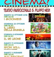 PROGRAMMA PROIEZIONI AL CINEMA  PERIODO OTTOBRE – DICEMBRE  2016 – A.S. 2016-2017