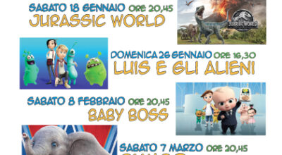 PROGRAMMA PROIEZIONI AL CINEMA  PERIODO GENNAIO – APRILE  2020 – A.S. 2019/2020