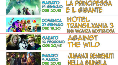 PROGRAMMA PROIEZIONI AL CINEMA  PERIODO GENNAIO – APRILE  2019 – A.S. 2018/2019