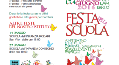 NUMERI VINCENTI LOTTERIA FESTA DELLA SCUOLA ANNO SCOLASTICO 2015-2016