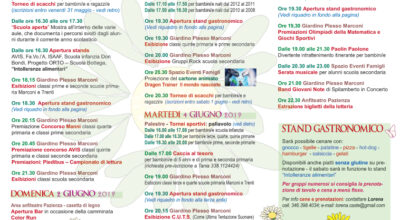 FESTA DELLA SCUOLA DI FINE ANNO SCOLASTICO 2018/2019