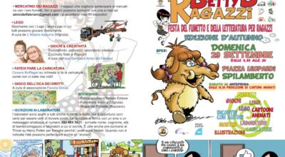 DOMENICA 29 SETTEMBRE 2019 – FESTA DEL FUMETTO E DELLA LETTERATURA PER RAGAZZI