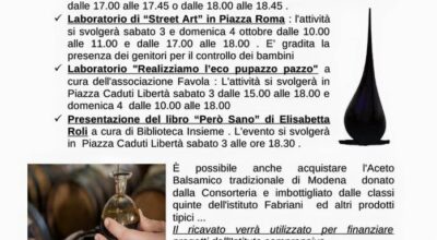 INIZIATIVE PER GLI ALUNNI SABATO 3 E  DOMENICA 4 OTTOBRE 2015