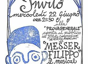 MERCOLEDI’ 22 GIUGNO 2016 SOTTO IL TORRIONE CON IL MUSICAL DI MESSER FILIPPO