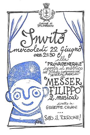 MERCOLEDI’ 22 GIUGNO 2016 SOTTO IL TORRIONE CON IL MUSICAL DI MESSER FILIPPO