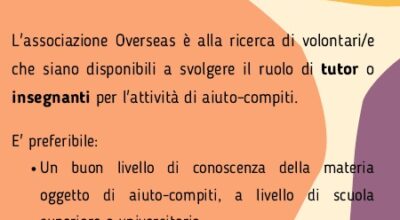 PROGETTO “IMPARIAMO INSIEME” ORGANIZZATO DA OVERSEAS DI SPILAMBERTO