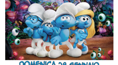 DOMENICA 28 GENNAIO  2018 AL CINEMA CON IL FILM: I PUFFI VIAGGIO NELLA FORESTA SEGRETA