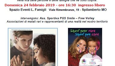 DOMENICA 24 FEBBRAIO 2019 MALATTIE RARE – XII GIORNATA MONDIALE DELLE MALATTIE RARE