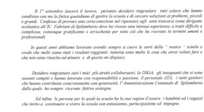 SALUTO DEL DIRIGENTE SCOLASTICO CARLA MARTINELLI