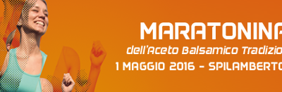 DOMENICA 22 MAGGIO 2016 MARATONINA DELL’ACETO BALSAMICO TRADIZIONALE