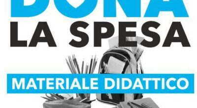 SABATO 8 SETTEMBRE 2018 INIZIATIVA DONA LA SPESA ALLA SCUOLA