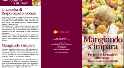 PROGETTO CONAD MANGIANDO SI IMPARA A.S. 2014-2015