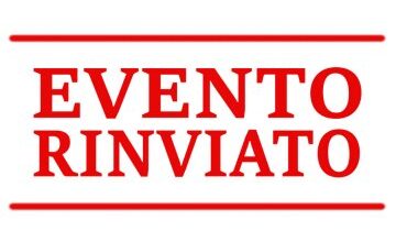 RINVIO A SETTEMBRE INCONTRO CON L’AUTRICE