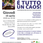 ADOLESCENZA TUTTO UN CAOS 16 04 26 ZOCCA